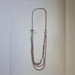 Elegant Purple Beaded Necklace